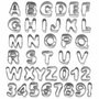 Wilton Cut-Outs Alphabet & Numbers 37pc
