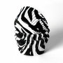 HoM Baking cups Zebra zwart/wit - pk/50